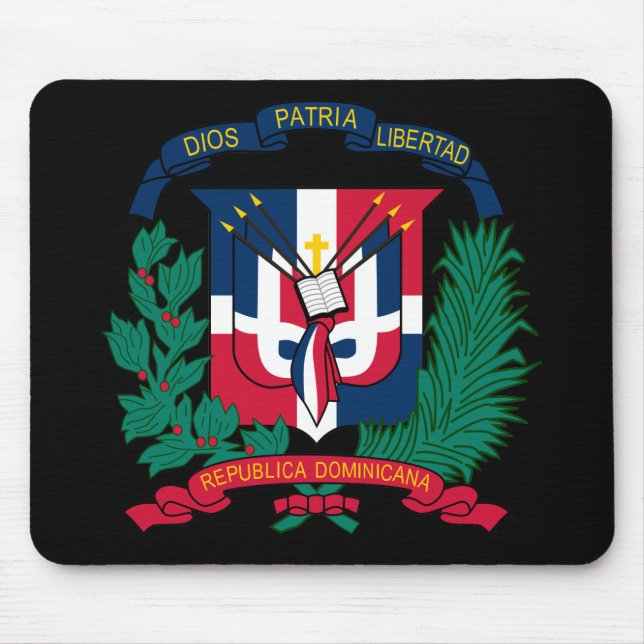Mousepad emblema da república dominicana (Frente)