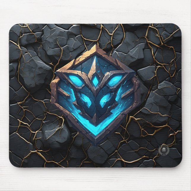 Mousepad Emblema da Rune Blue Frost (Frente)