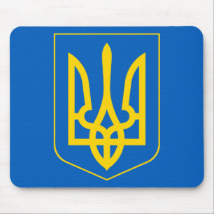 Mousepad emblema da Ucrânia