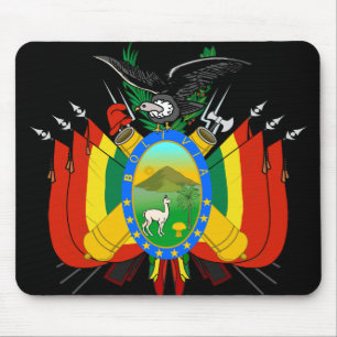 Mousepad emblema de Bolívia