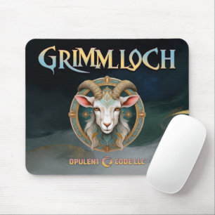 Mousepad Emblema de Cabra Grimmloch RPG de Fantasia