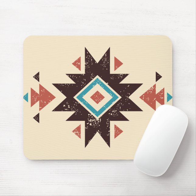Mousepad Emblema de Diamante Boho (Com mouse)