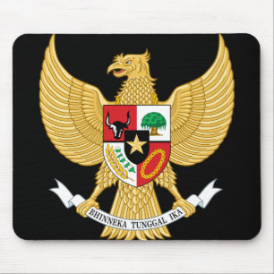 Mousepad emblema de Indonésia