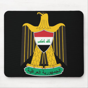 Mousepad emblema de Iraque