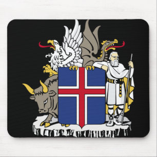 Mousepad emblema de Islândia