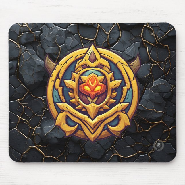 Mousepad Emblema de Jogador de Classificação Lendária (Frente)