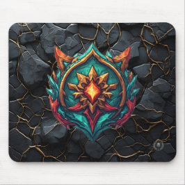 Mousepad Emblema de Jogador de Crista de Dragão Mítico