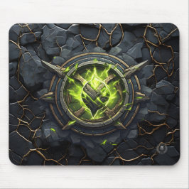Mousepad Emblema de Jogador de Rune Tóxico