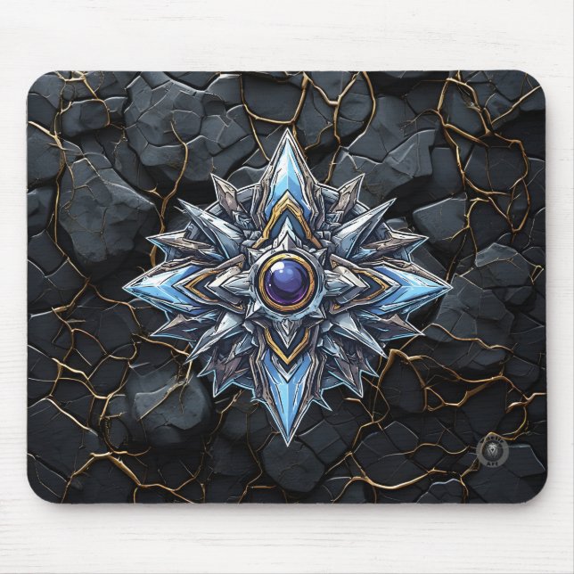 Mousepad Emblema de Jogos Blue Star Core (Frente)