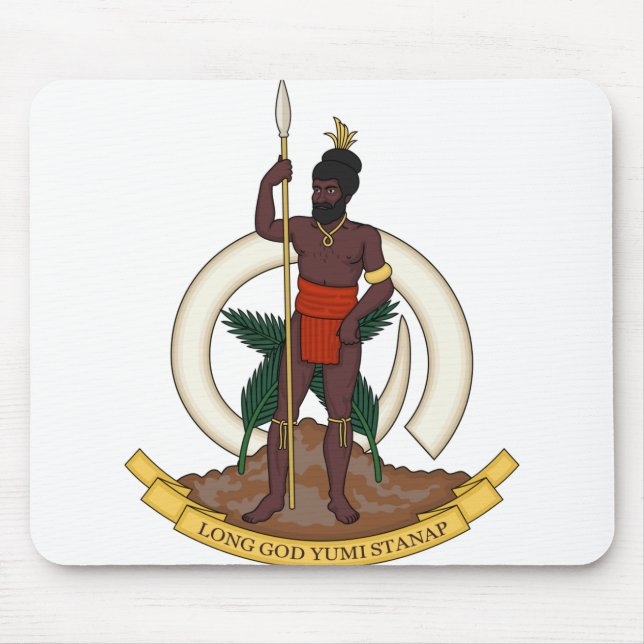 Mousepad emblema de vanuatu (Frente)