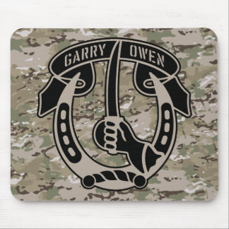 Mousepad Emblema do 7º Regimento de Cavalaria Garry Owen