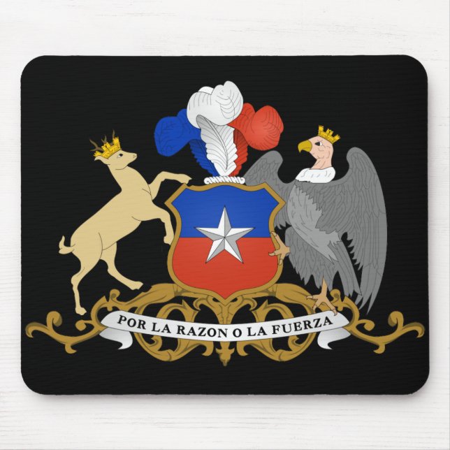 Mousepad emblema do chile (Frente)