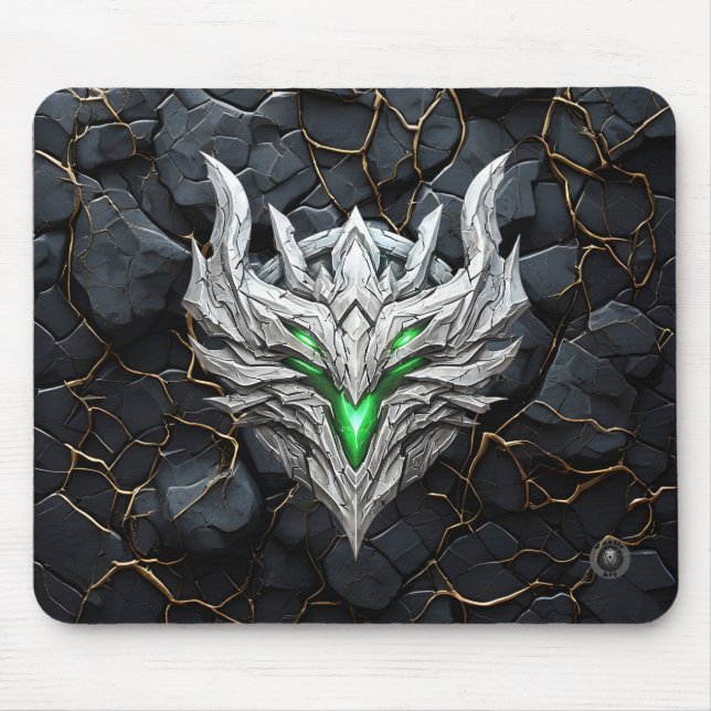Mousepad Emblema do Dragão Prateado (Frente)