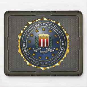Mousepad Emblema do FBI
