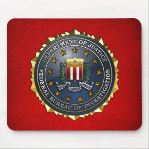 Mousepad Emblema do FBI