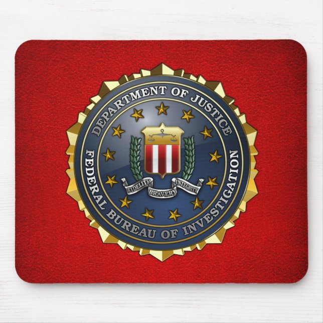 Mousepad Emblema do FBI (Frente)