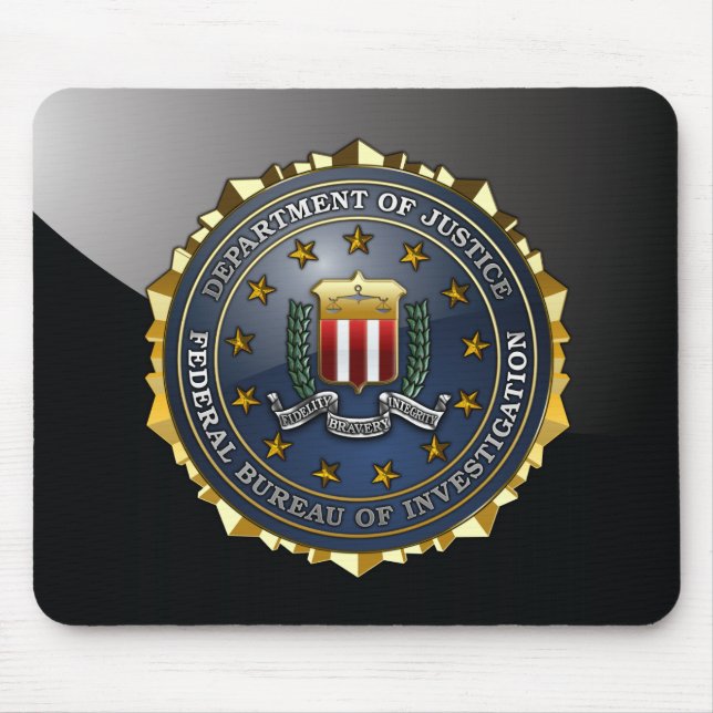 Mousepad Emblema do FBI (Frente)