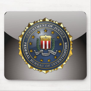 Mousepad Emblema do FBI