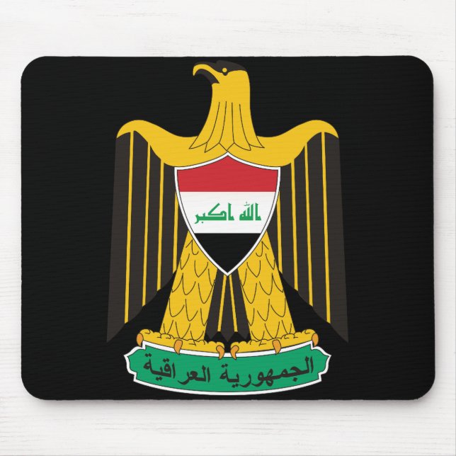 Mousepad emblema do iraq (Frente)