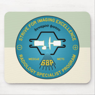 Mousepad Emblema do Programa de Especialista em Radiologia 