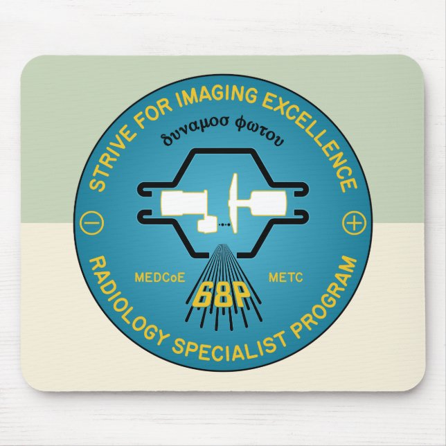 Mousepad Emblema do Programa de Especialista em Radiologia  (Frente)