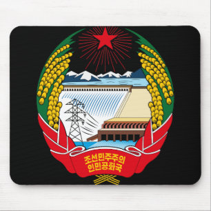 Mousepad emblema norte de Coreia