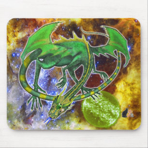 Mousepad Emerald Cosmic Dragon