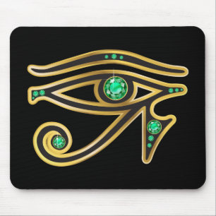 Mousepad Emerald Eye de Ra em Dourado