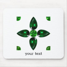 Emerald Gemstone Art, Verde