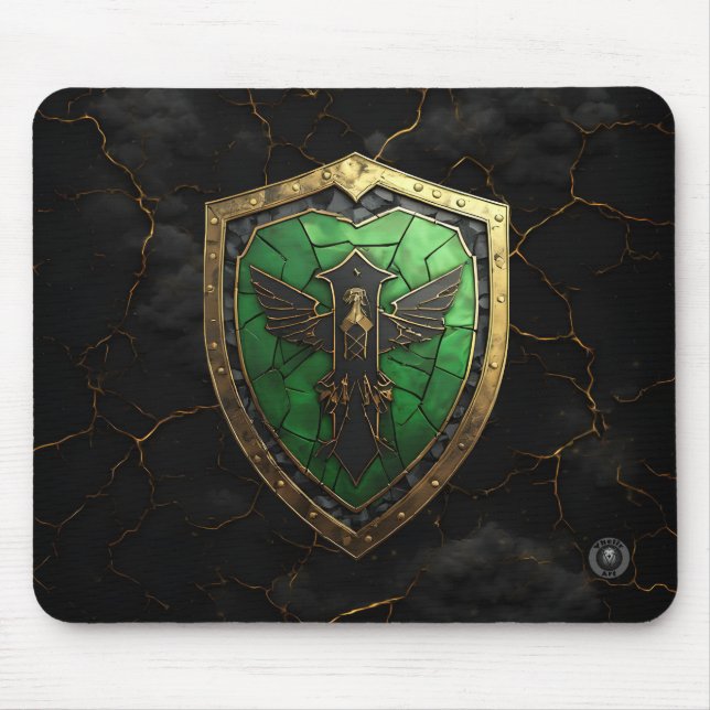 Mousepad Emerald Guardian Eagle Gaming  (Frente)