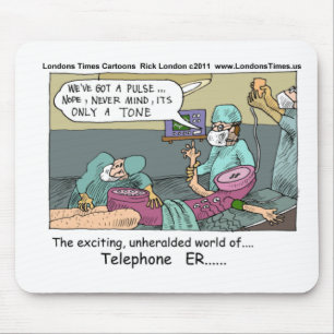 Mousepad Emergência Médica 4 Telefones Caneca de Presente E