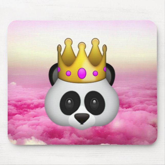 Mousepad Emoji Crowned Panda (Frente)