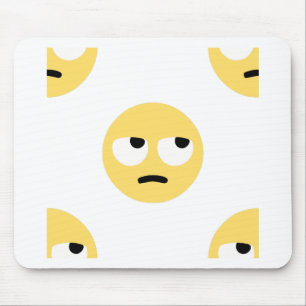 Mousepad emoji eye roll