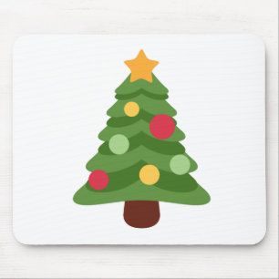 Mousepad emojis de árvore de natal