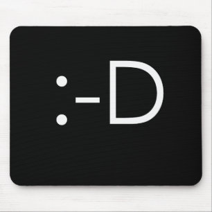 Mousepad Emoticon - sorrir forçadamente