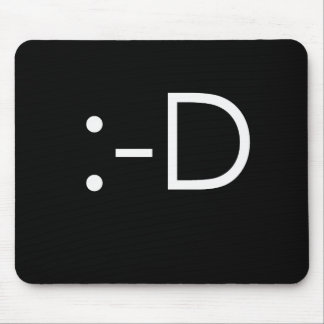 Mousepad Emoticon - sorrir forçadamente