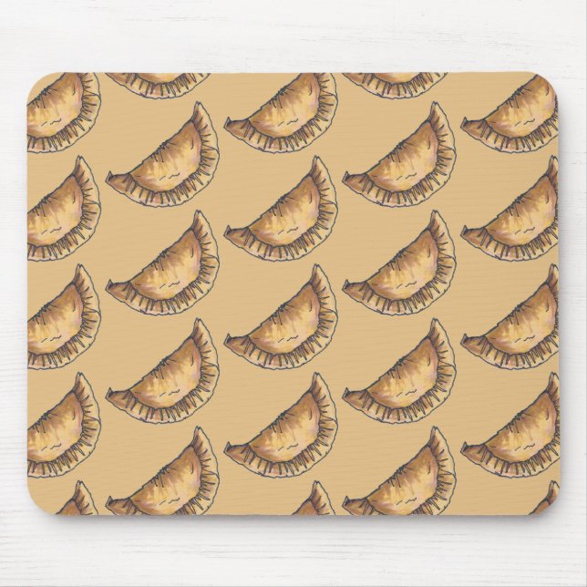 Mousepad Empanadas Latino-América do Sul — Cozinha de paste (Frente)