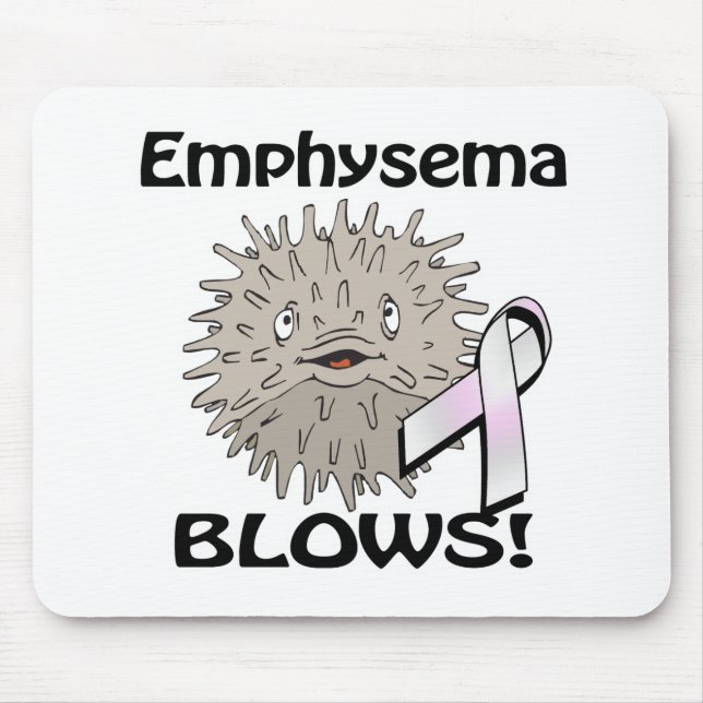 Mousepad Emphysema sopra Design de consciência (Frente)