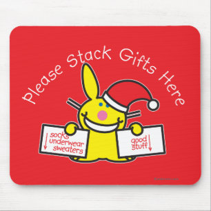 Mousepad Empilhe por favor presentes aqui