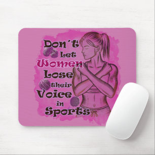Mousepad Empoderamento das mulheres. As mulheres falam por