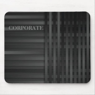 Mousepad Empresa de Cinzas Escuras Elegante