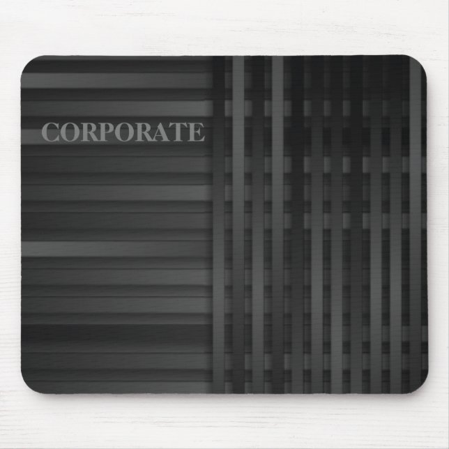 Mousepad Empresa de Cinzas Escuras Elegante (Frente)