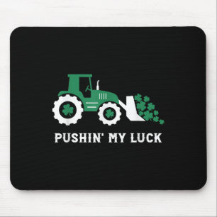Mousepad Empurrando Meu Dia de São Patrício De Trator Toddl