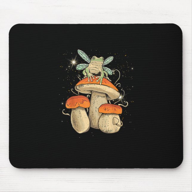 Mousepad Encantador Estilo de Casa de Campo Cogumelo Sapo G (Frente)