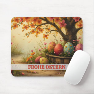Mousepad Encanto de flores primaveris com esplendor de ovos