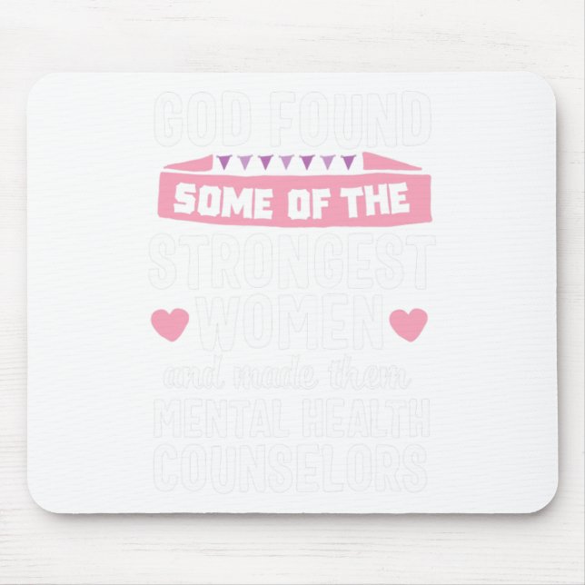 Mousepad Encontrado Conselheiro de Saúde Mental das Mulhere (Frente)