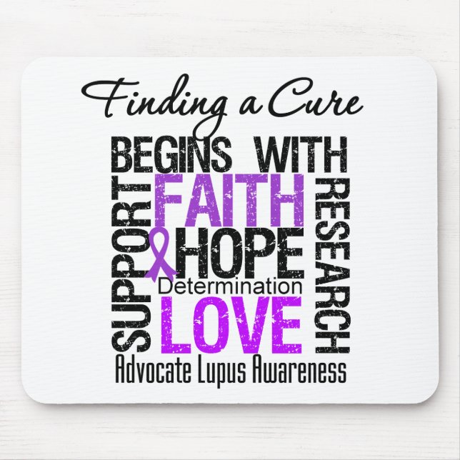 Mousepad Encontrar uma Cura para Lupus (Frente)