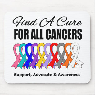 Mousepad Encontre fitas de uma cura para todos os canceres