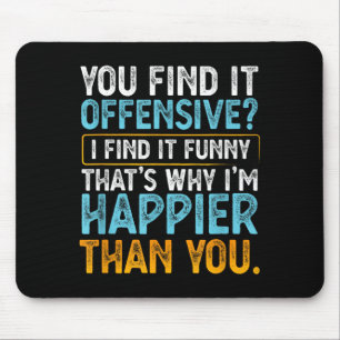 Mousepad Encontre Ofensivo Encontre Divertido - Humor Sarcá