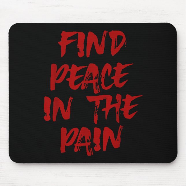 Mousepad Encontre Paz Na Dor Camiseta1 (Frente)